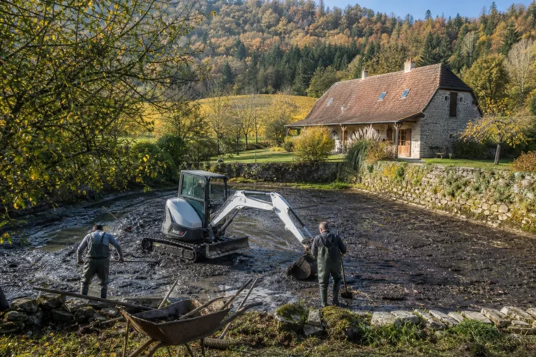 Mare restaurée en Bourgogne-Franche-Comté